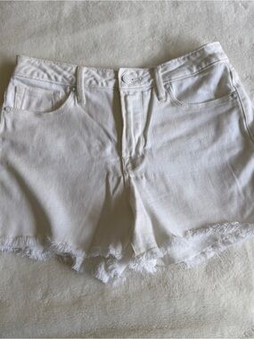 Good American White Shorts Size 8